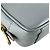 Sac à épaule Prada en cuir gris - vue 9