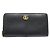 Cartera larga Gucci GG Marmont de piel negra