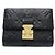 Portafoglio tri-fold Louis Vuitton Monogram Empreinte in Noir - vista 2
