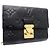 Portafoglio tri-fold Louis Vuitton Monogram Empreinte in Noir - vista 3