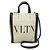 Borsa Tote Valentino Garavani in tela e pelle