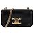 Céline Triomphe chain handbag black