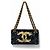 Chanel Borsa a patta media Summer Nights Paillettes Blu e Oro