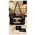 Chanel Borsa a patta media Summer Nights Paillettes Blu e Oro - vista 5