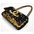 Chanel Borsa a patta media Summer Nights Paillettes Blu e Oro - vista 6
