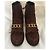 Tod's Wildleder Stiefeletten mit Goldkette - Ansicht 2