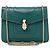 Bulgari Borsa a tracolla con catena in pelle Bvlgari Serpenti Forever in Green