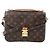 Louis Vuitton Metis MM Pochette Monogram Canvas Crossbody Bag in Brown M44875