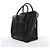 Céline Sac à main Celine Luggage Micro Shopper en cuir noir - vue 2