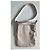 Borsa a tracolla Yves Saint Laurent in tela beige e pelle dorata - vista 4