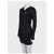 Vestido ajustado negro Balmain Pierre Con cremallera asimétrica EU 38 M de segunda mano - vista 2