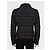 Moncler Black Fitted Down Jacket Asymmetric Zip Detachable Collar S Pre-owned - view 3