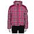 Moncler rosa karierte Daunenjacke mit Kristalldetails XXS US 0 gebraucht
