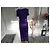 Louis Féraud Louis Feraud Vestido longo com riscas roxas - vista 5