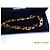 Swarovski Collar de Cristales Burdeos y Ámbar Dorado - vista 7