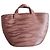 Sac cabas Missoni rose texturé - vue 2