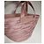 Sac cabas Missoni rose texturé - vue 3