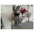 Autre Marque Les Filles de PARIS Viskosekleid Zebra-Print Schwarz-Weiß - Ansicht 3