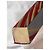 Balenciaga Seidenkrawatte mit rot-gold gestreiftem Print - Ansicht 5