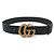 Cinto de couro Gucci GG Marmont - vista 3