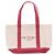 Autre Marque Borsa tote beige e rossa