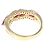 Autre Marque Crescent Vert Ring Synthetischer Rubin Au750 - Ansicht 3