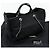 Bolso 2way Chanel Deauville de piel de becerro y algodón - vista 3