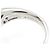 Autre Marque Crescent Vert Synthetischer Sternsaphir Platin Au750 Ring - Ansicht 4