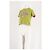 Autre Marque HEAVEN BY MARC JACOBS Camiseta cropped de algodón verde Miss You - vista 4