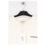 Autre Marque Felpa FRAME bianca in cotone con logo - vista 3