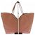 Autre Marque SAINT LAURENT Borsa tote Y in pelle marrone - vista 3
