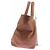 Autre Marque SAINT LAURENT Borsa tote Y in pelle marrone - vista 4