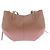Bolso de mano Polène Cyme de piel marrón
