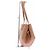 Bolso de mano Polène Cyme de piel marrón - vista 4