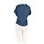 A.L.C Blue Viscose Top with Lace Detail - view 6