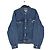 Giacca di jeans blu Calvin Klein in cotone
