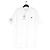 Polo Lacoste branco regular fit