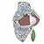 Farm Rio Satin-Tasche mit Blumen-Tuch - Ansicht 3