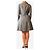Christian Dior Conjunto de vestido y abrigo de dos piezas gris - size UK 10 - vista 2