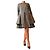 Christian Dior Conjunto de vestido y abrigo de dos piezas en lana gris - size UK 8