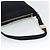 CHANEL Choco Bar Linie Schultertasche Canvas Schwarz CC - Ansicht 7