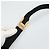 CHANEL Choco Bar Linie Schultertasche Canvas Schwarz CC - Ansicht 8