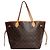 Louis Vuitton Bolso tote Neverfull MM Monogram marrón 2008