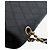 Chanel Borsa Classic Double Flap 1989 medium in pelle d'agnello nera - vista 12