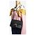 Chanel Borsa Classic Double Flap 1989 medium in pelle d'agnello nera - vista 2