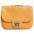 Chanel Orange 2014 Mini Flap Bag, diamantgesteppt