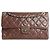 Chanel Braune 2013 Jumbo Caviar-gesteppte Schultertasche mit Kette