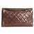 Chanel Braune 2013 Jumbo Caviar-gesteppte Schultertasche mit Kette - Ansicht 3