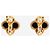 Van Cleef & Arpels Orecchini Black Vintage Alhambra - vista 2