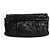 Chanel Bolsa de ombro acolchoada em pele de cordeiro preta 2010 - vista 3